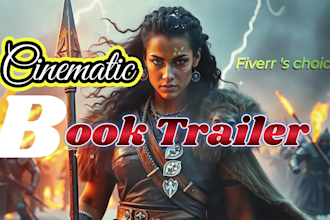 animate book trailer, book teaser, cinematic book trailer, cinematic book video