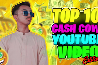 create faceless cash cow video , best cash cow video editing