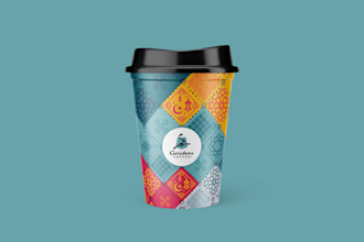 do creative design for a paper cup