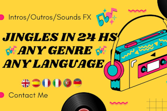 produce your jingle in any language you want