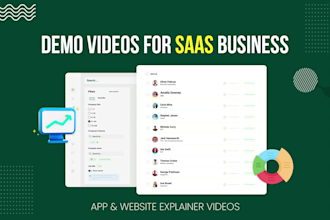 create saas explainer videos, demo videos, app and website promo