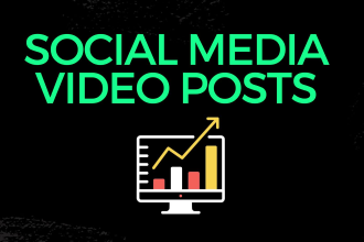 create social media video content for you