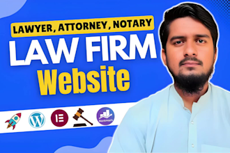 design lawyer, attorney and law firm wordpress website SEO optimized and fast