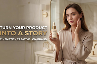 create cinematic ai product ads