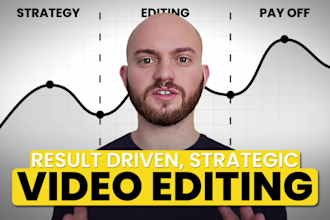 do ROI focused, professional youtube talking head video editing