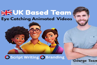 create animated marketing video in 3d or 2d animation