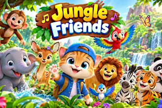 create 3d cartoon videos, ai animated stories and kids entertainment