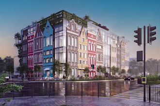 design house exterior model, realistic rendering, walkthrough