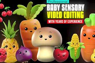 create baby sensory videos for your kids and youtube channel