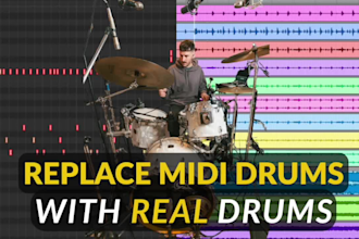 replace your ai drums with real drums