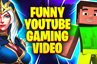 make funny gaming video editing