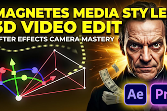 edit cinematic documentary video with 3d magnatesmedia style