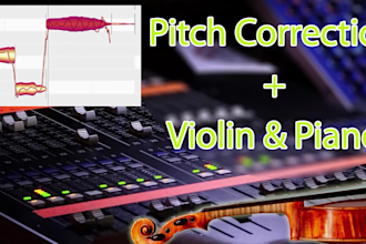 tune, harmonize, mix, add piano and violins to your vocals