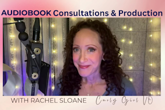 consult on, produce, cast, narrate, edit your acx audiobook