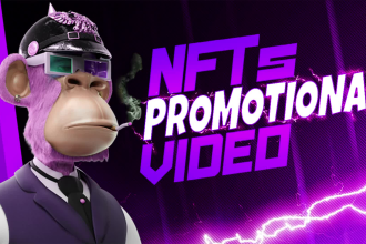 create unique nft promotional video for nft collection or art