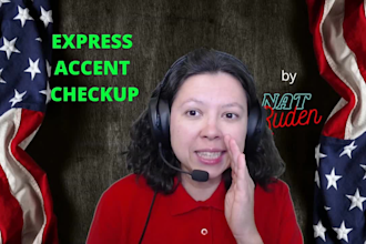 coach you on accent reduction and american pronunciation