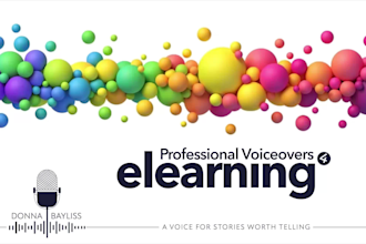 record an elearning, training or educational voiceover