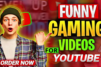 edit a funny gaming video for youtube and twitch