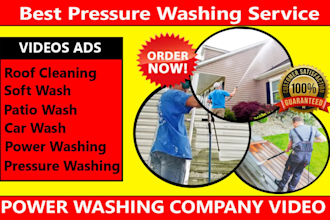 pressure washing service or power washing company video