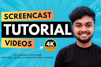 create screencast tutorial video for your app and website