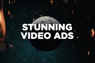 create an energetic promo video ad for your product or brand