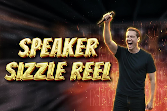 edit premium speaker reel, sizzle reel, demo reel