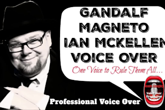 do a gandalf style sir ian mckellen, magneto, santa voice