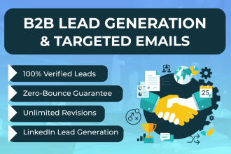 do targeted b2b lead generation, linkedin leads, and web scraping