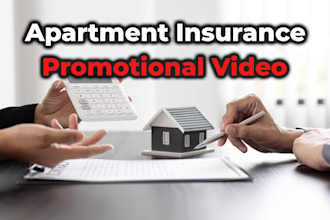 customize home or apartment insurance promo video ads