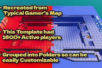 create red vs blue map similar to typical gamers map