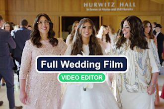 edit jewish wedding video highlights long short reel