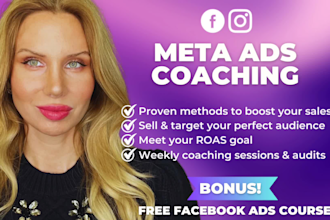 be your meta ads coach to boost your sales