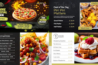 create animated food promo video for your restaurant