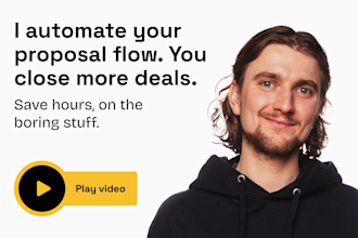 design and automate professional proposal with prospect analytics rfp flow