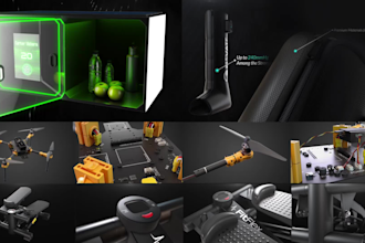 do 3d product animation and 3d explainer video