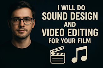 do hollywood level sound design and editing for your film