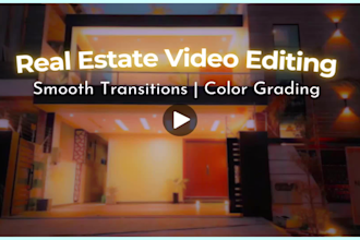 edit professional real estate videos for listings and rentals