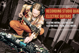 record studio quality folky americana electric guitars