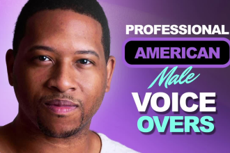 be your american male voice over artist, epic voice over actor, youtube talent