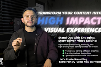 do profesional video editing for youtube