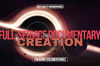 create a professional space documentary video for youtube