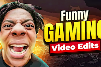 do funny game video editing for youtube