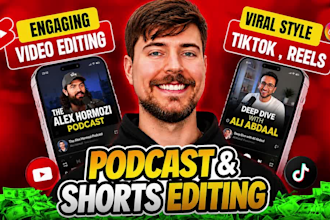 create engaging podcast shorts for instagram and youtube