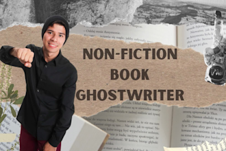 be your nonfiction book or ebook ghostwriter