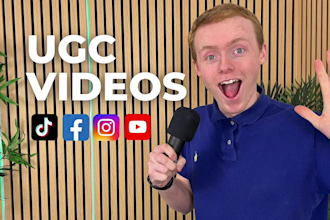create viral ugc videos as a male ugc creator