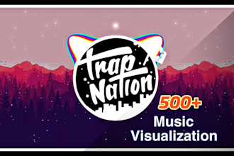 do music visualization video for youtube under 12 hours