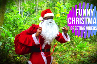 create funny christmas videos