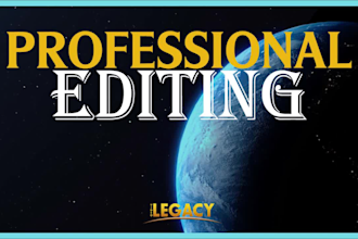 do professional video editing and post production