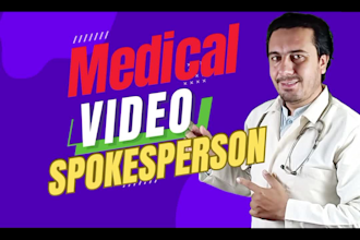 be your medical spokesperson clinics, hospitals, products