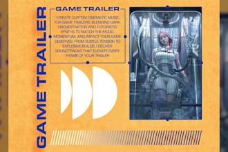 score your game trailer with dark scifi  fantasy energy